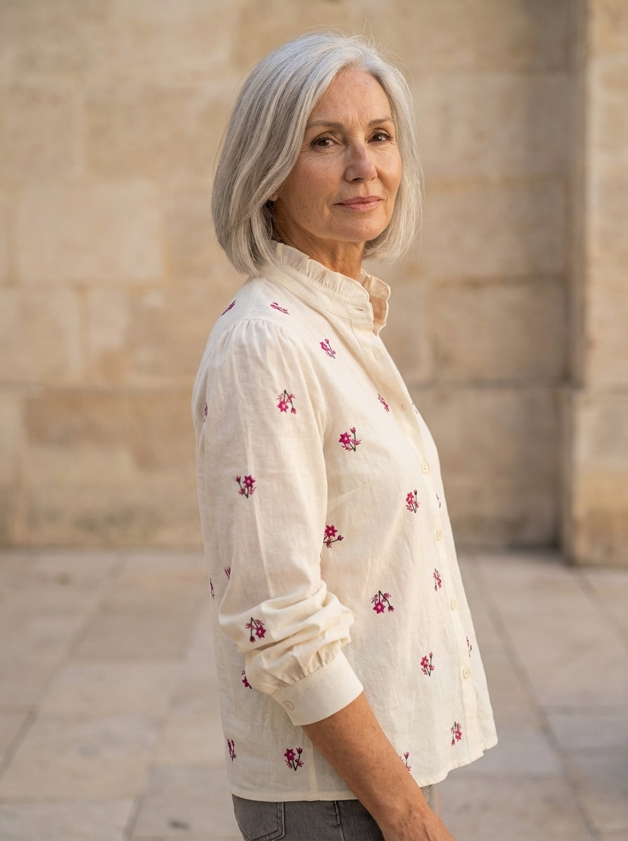 Amélie & Rose | Charlotte Embroidered Blouse