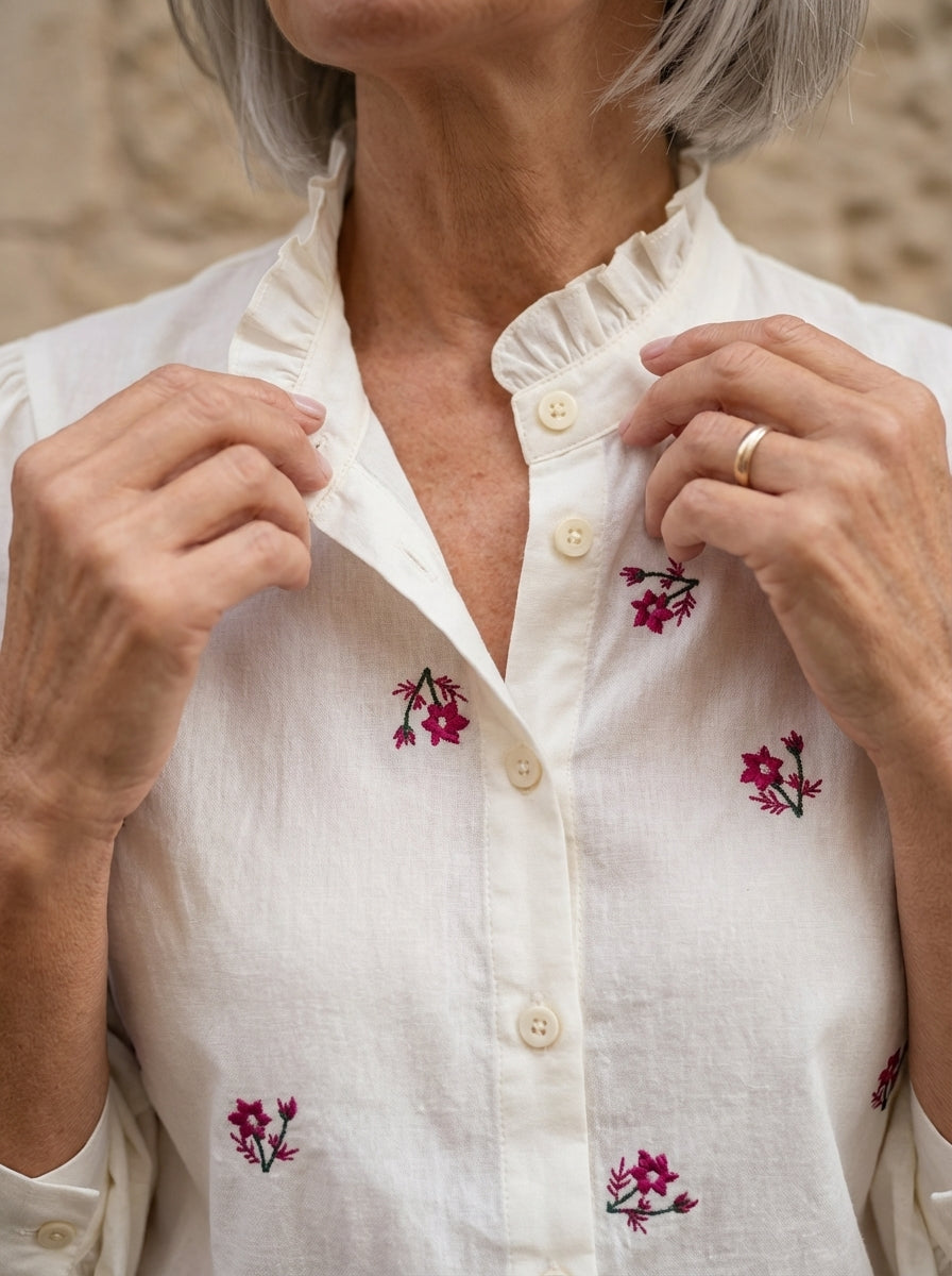Amélie & Rose | Charlotte Embroidered Blouse
