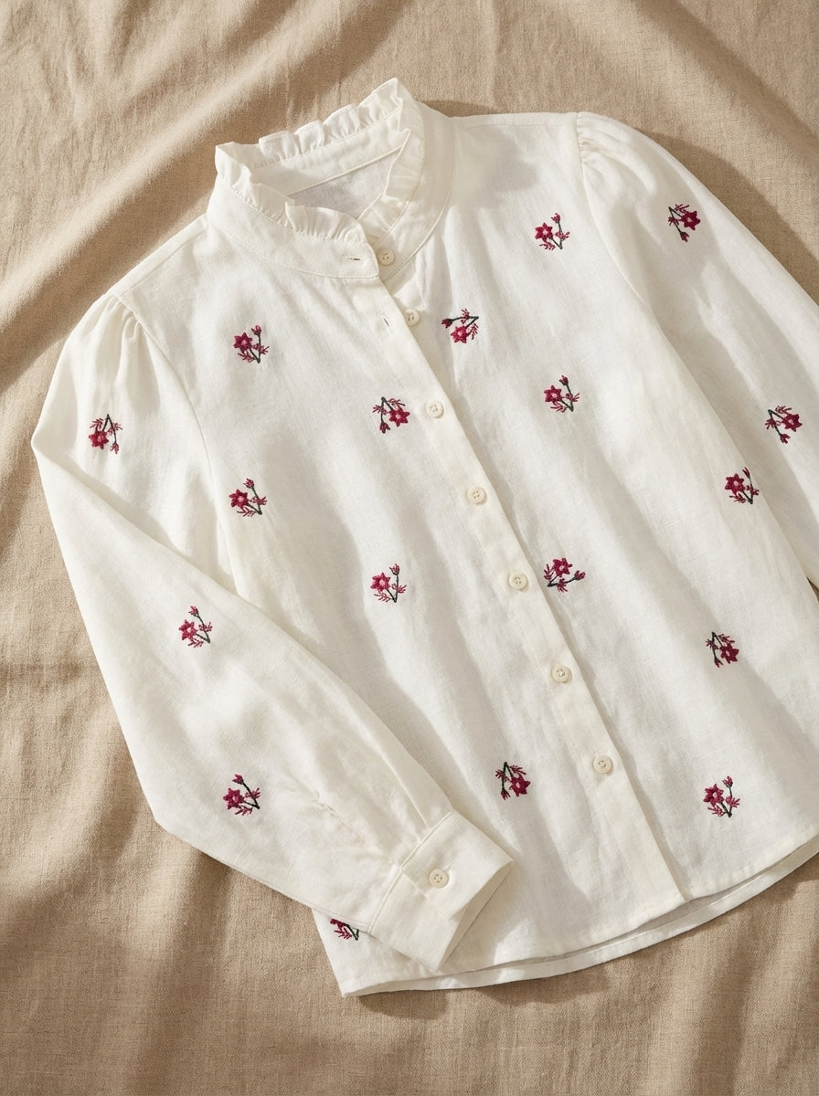 Amélie & Rose | Charlotte Embroidered Blouse