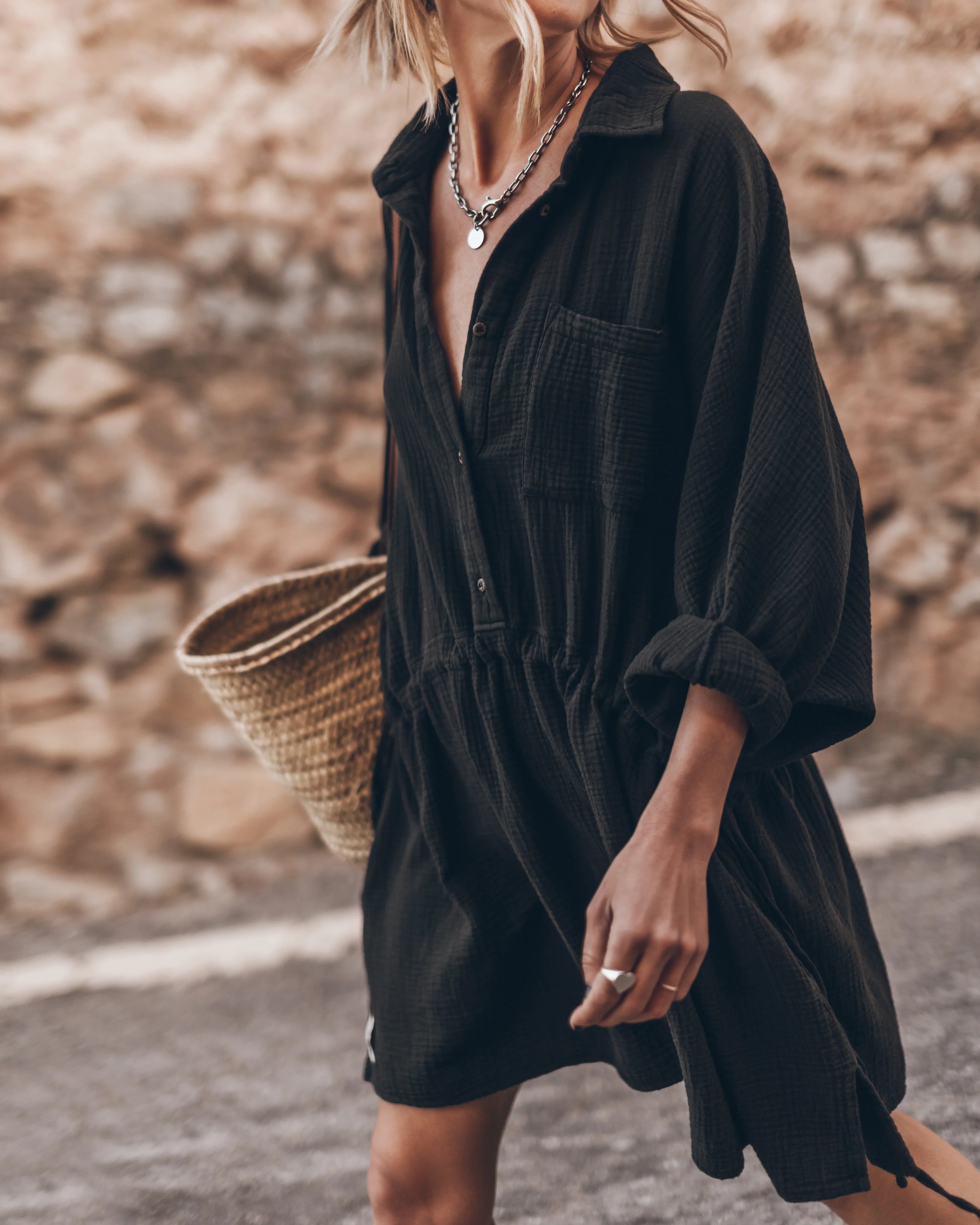 Amélie & Rose™ | Honora Classic Shirt Dress