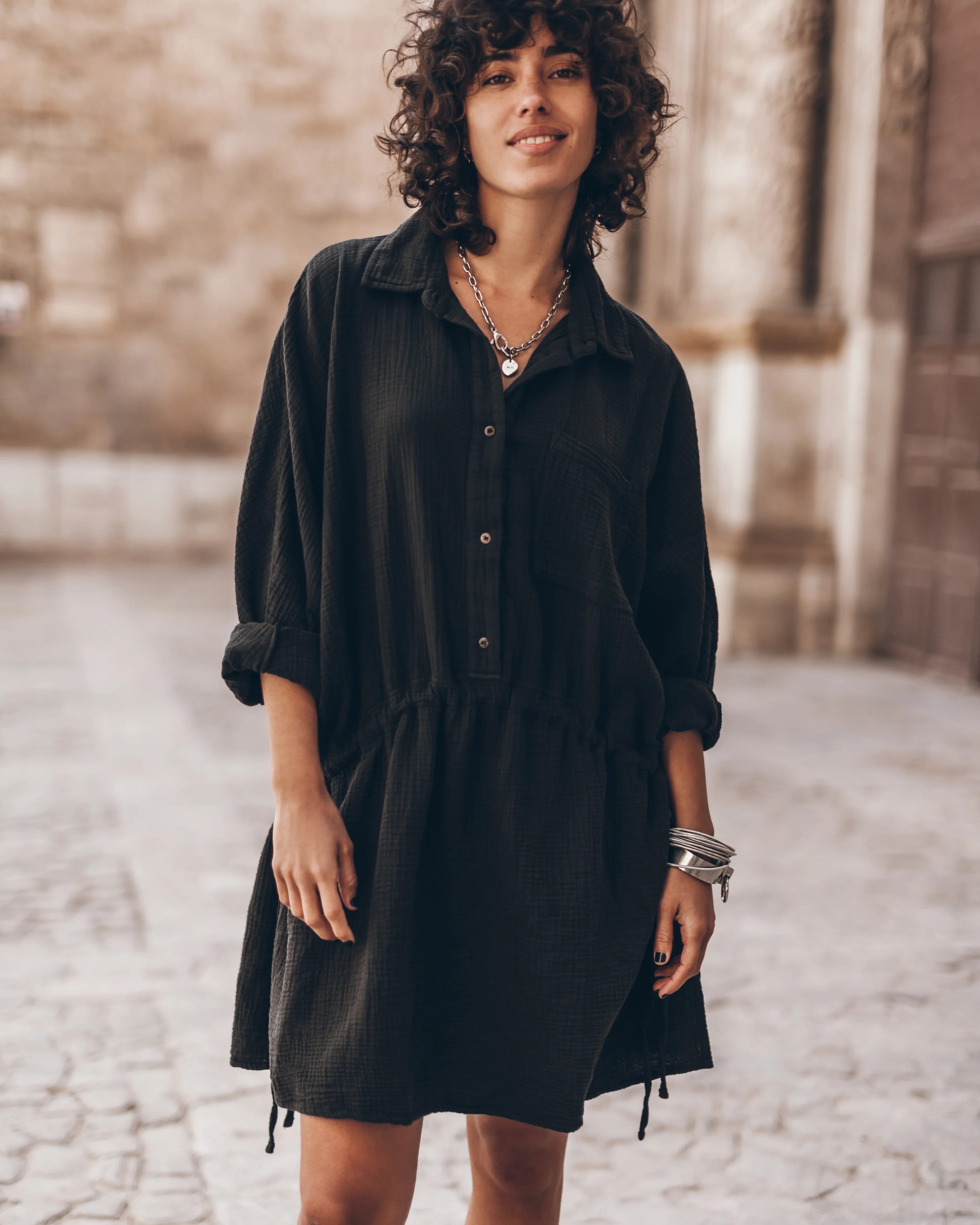 Amélie & Rose™ | Honora Classic Shirt Dress