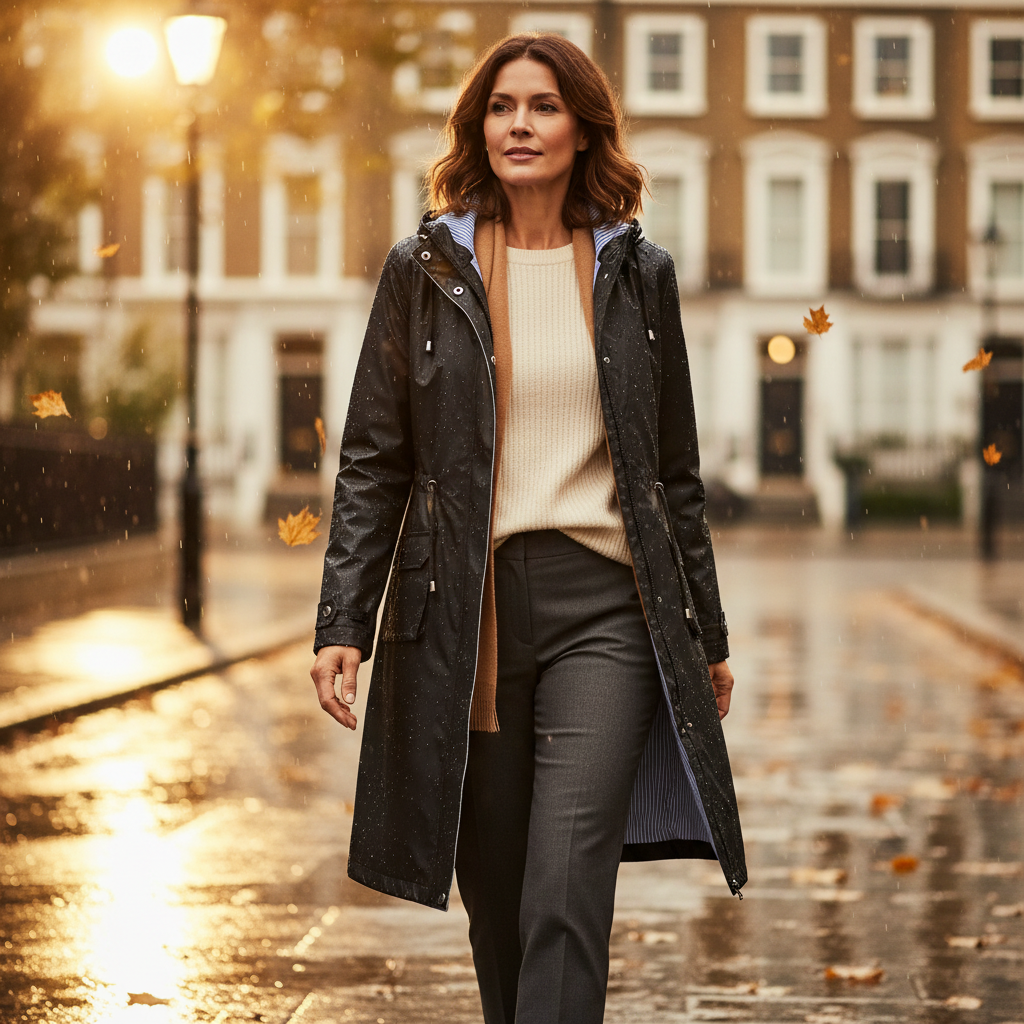 Amélie & Rose™ | Elegant Waterproof Raincoat