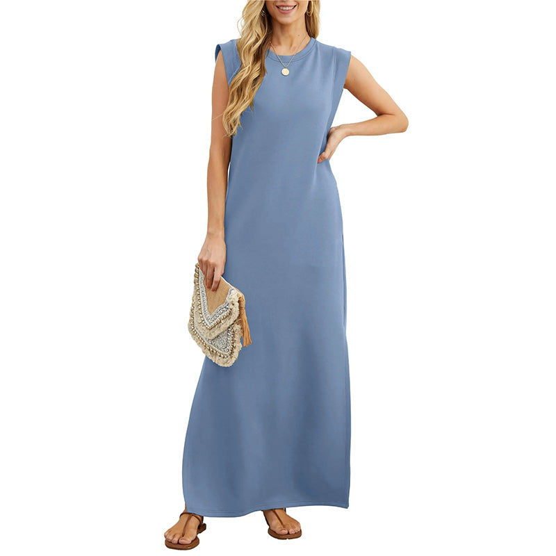 Amélie & Rose™ | Maliya Sleeveless Casual Maxi Dress