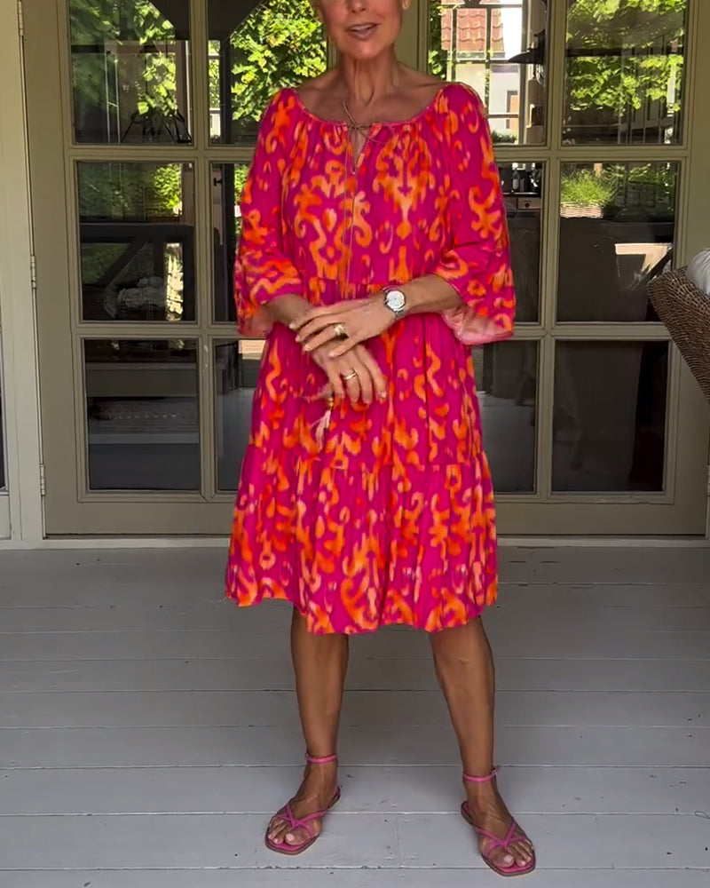 Amélie & Rose™ | Rica Relaxed Printed Dress