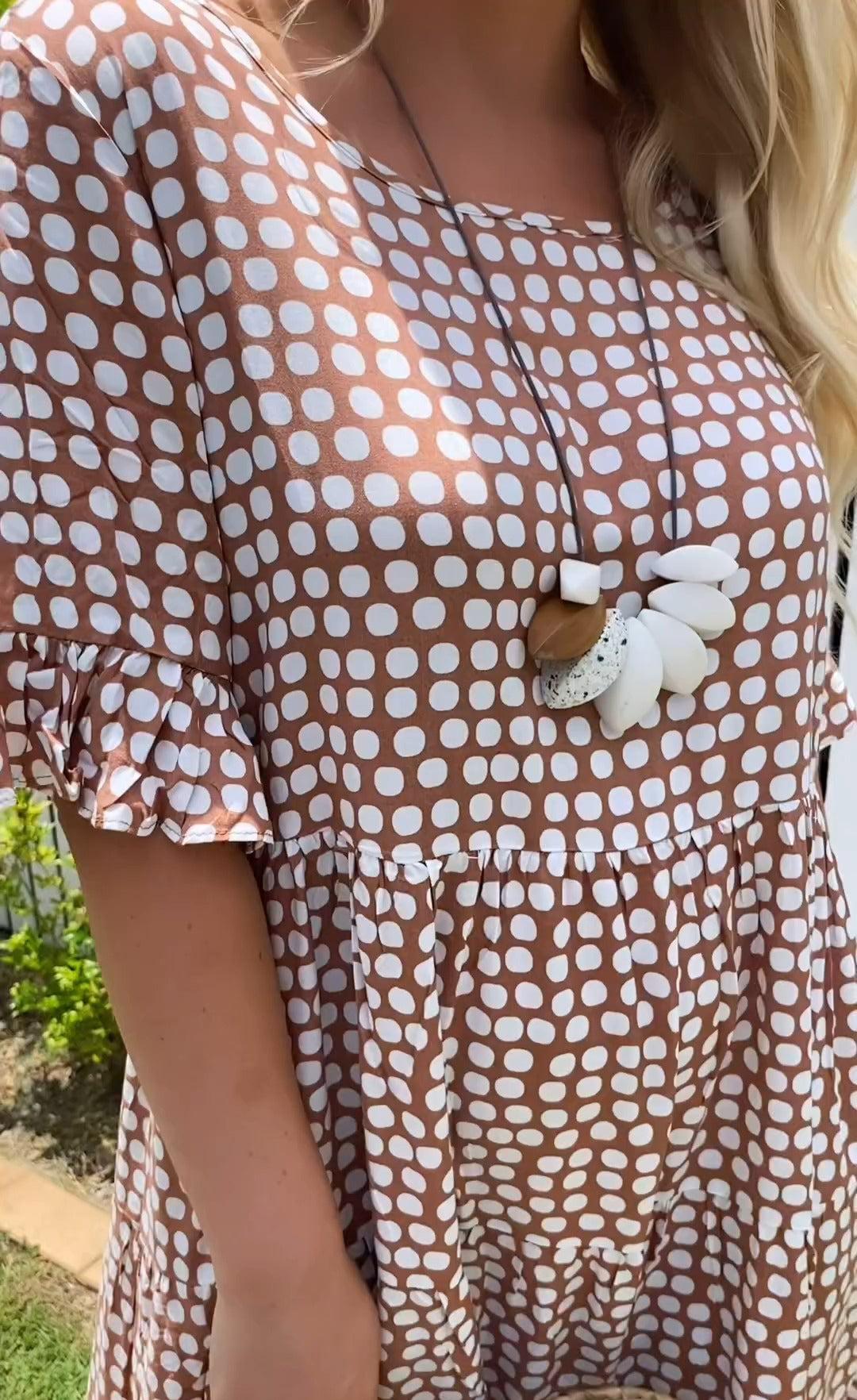 Amélie & Rose™ | Nicola Short-Sleeve Midi Dress