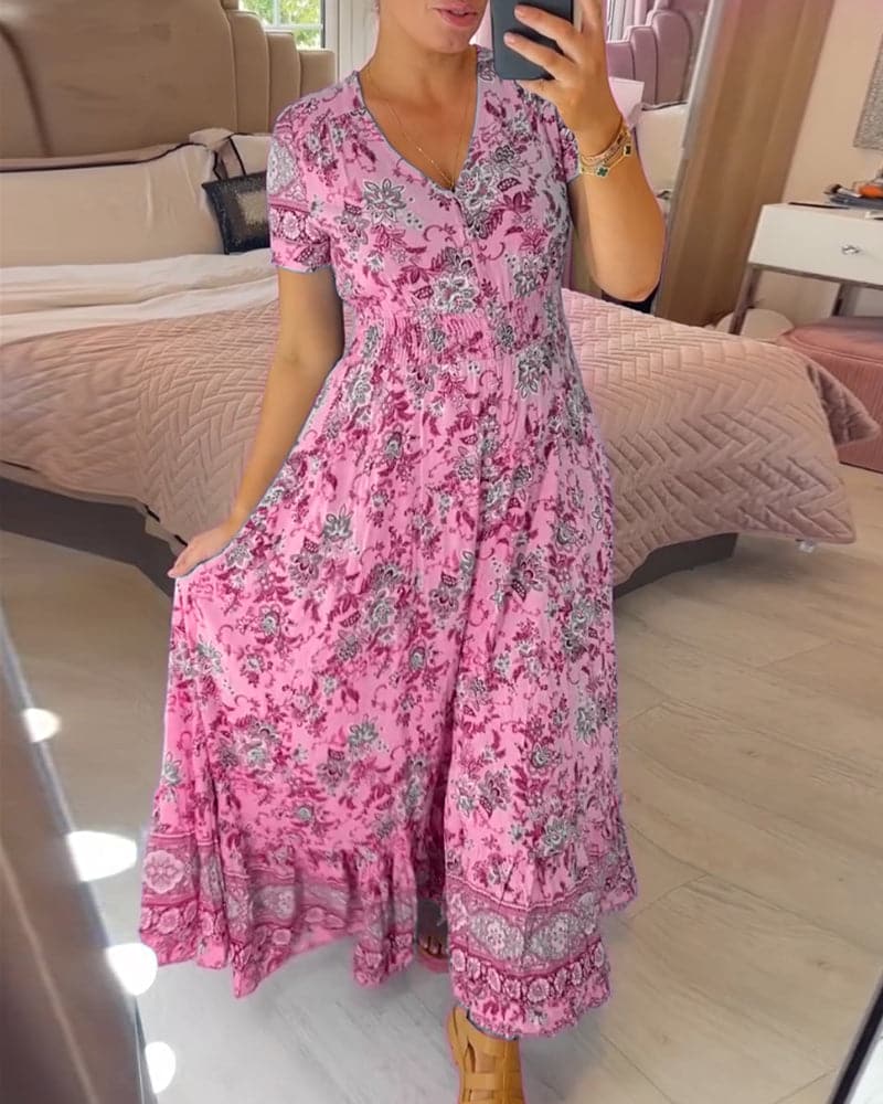 Amélie & Rose™ | Connie Floral Maxi Dress