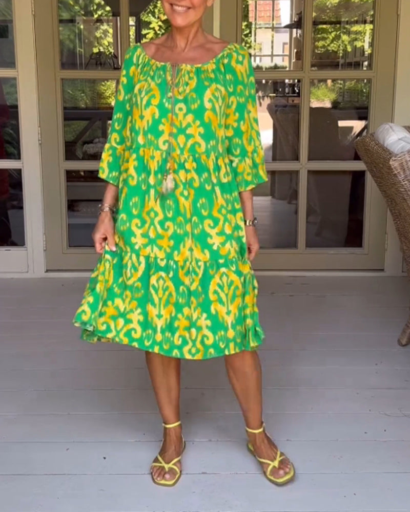 Amélie & Rose™ | Rica Relaxed Printed Dress