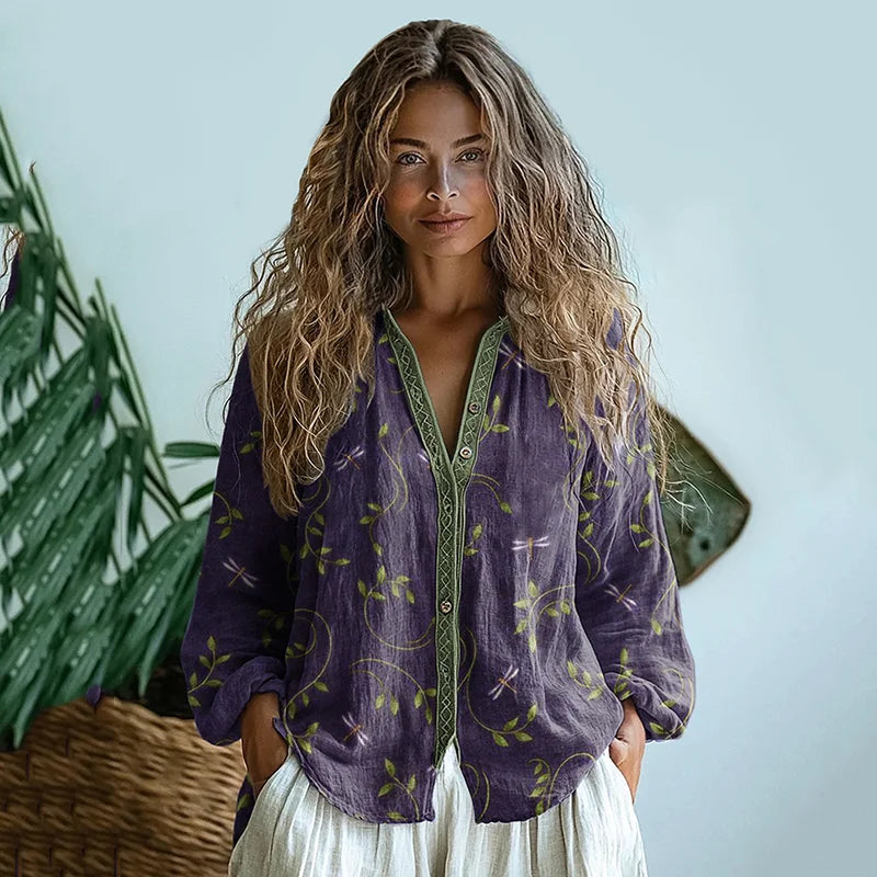 Amélie & Rose | The Aria Botanical Blouse