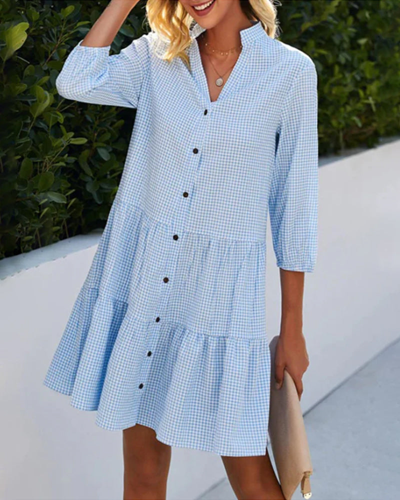 Amélie & Rose™ | Vina Summer Plaid Dress