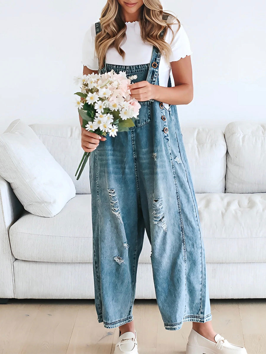 Amélie & Rose™ | Léonie Denim Overalls