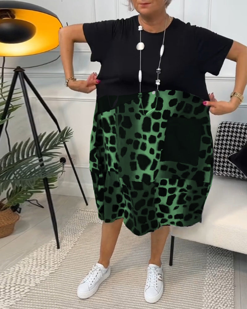 Amélie & Rose™ | Sherlene Leopard Print Dress