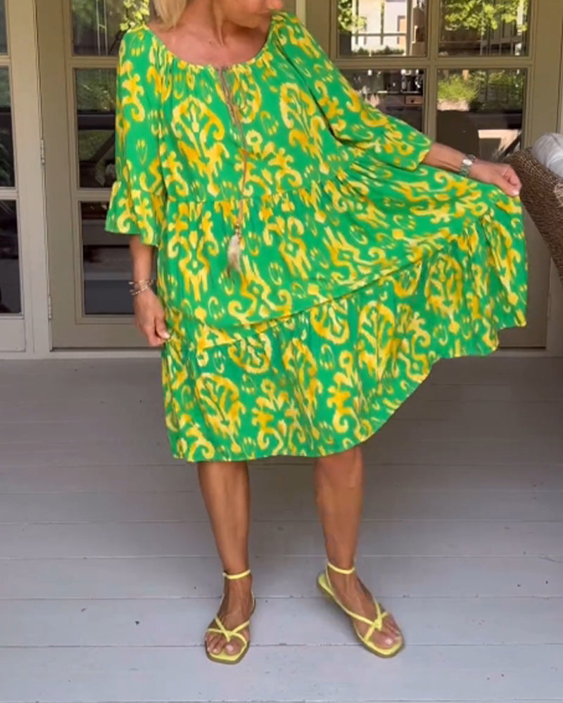 Amélie & Rose™ | Rica Relaxed Printed Dress