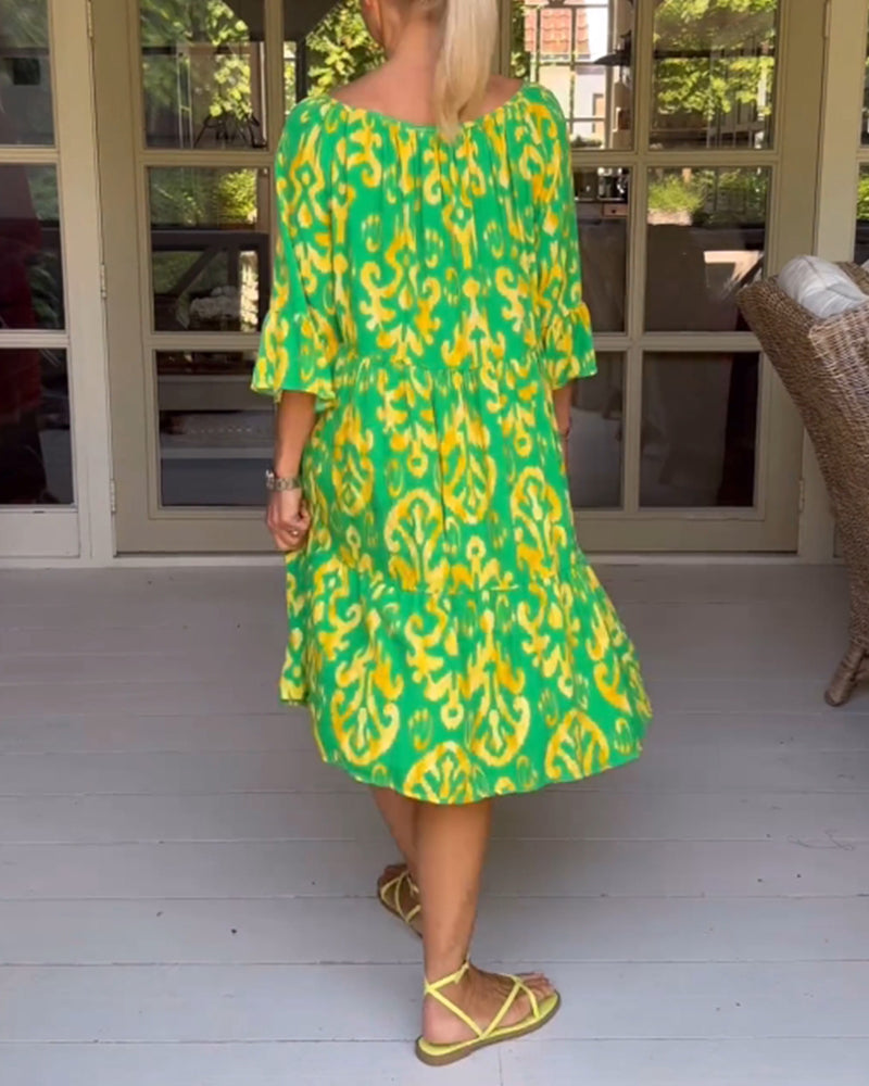 Amélie & Rose™ | Rica Relaxed Printed Dress