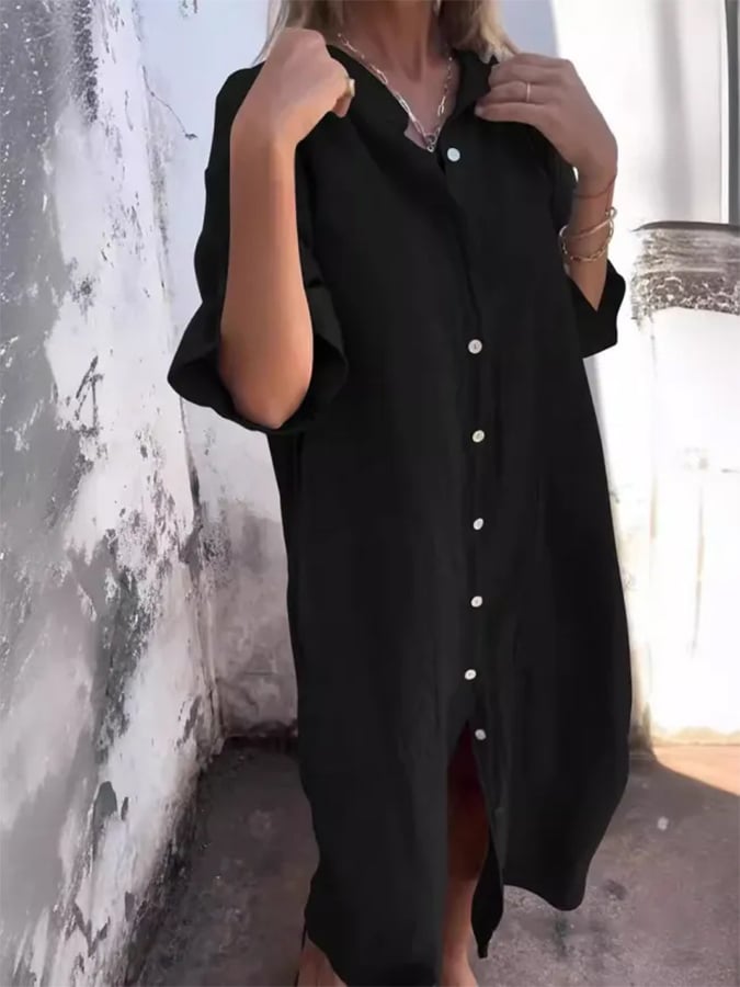 Amélie & Rose™ | Paige Buttoned Breeze Dress