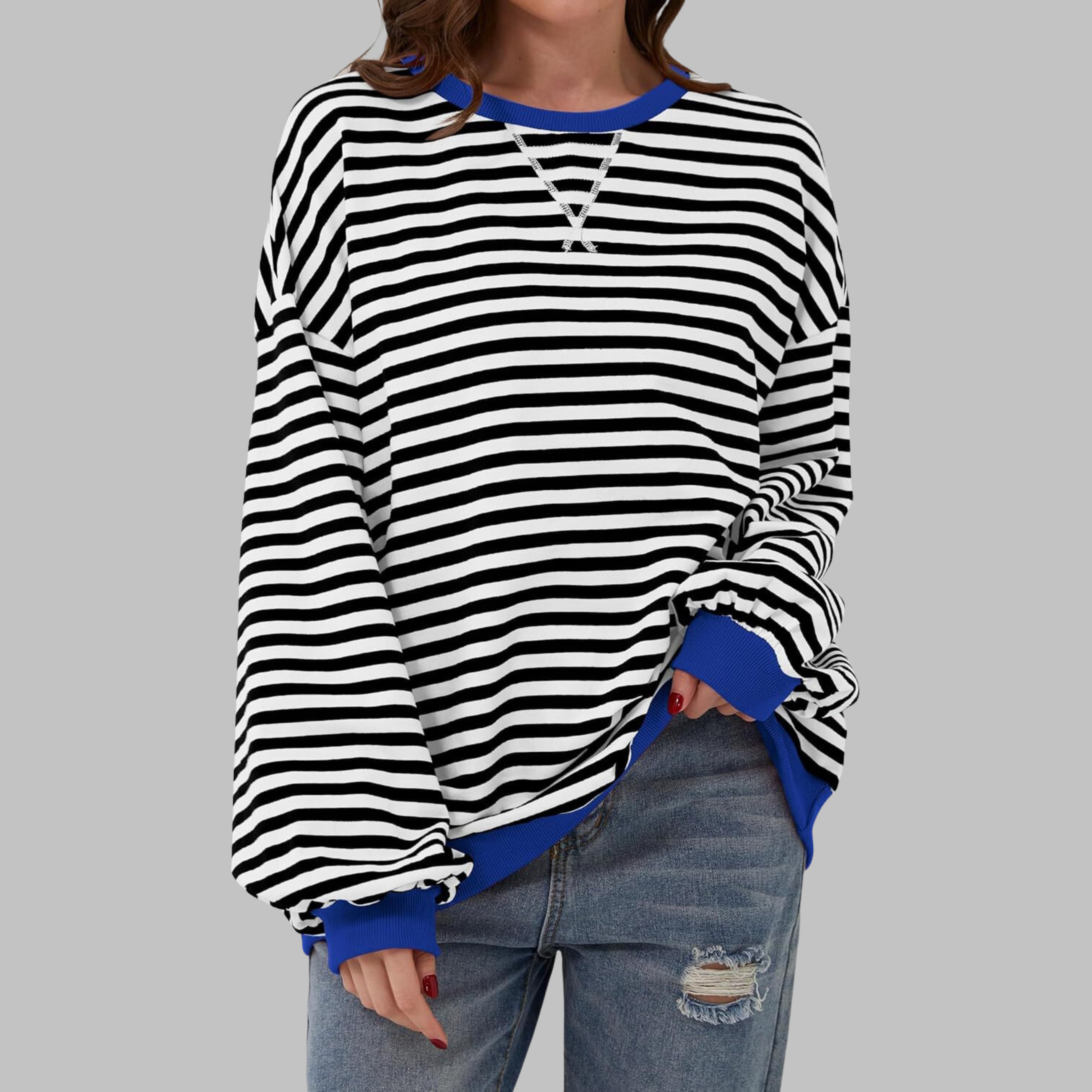 Amélie & Rose™ | The Noelle Striped Long Sleeve