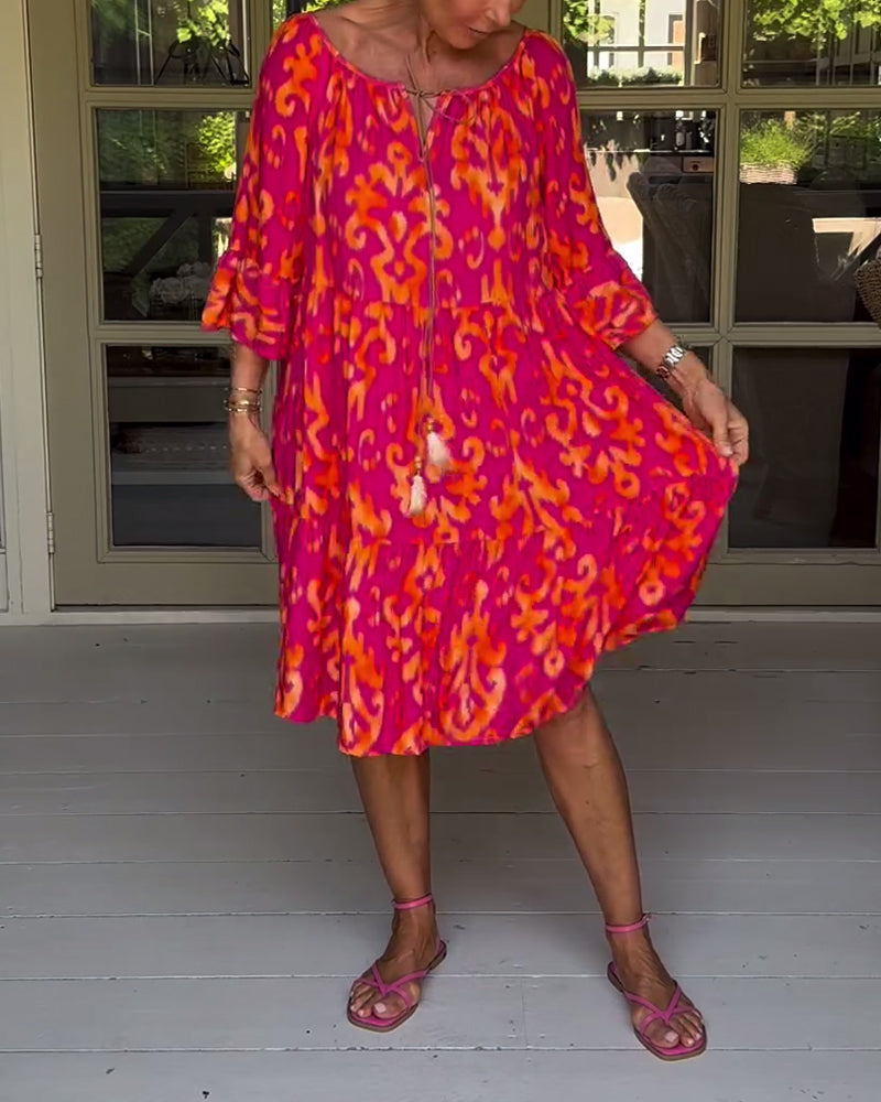 Amélie & Rose™ | Rica Relaxed Printed Dress