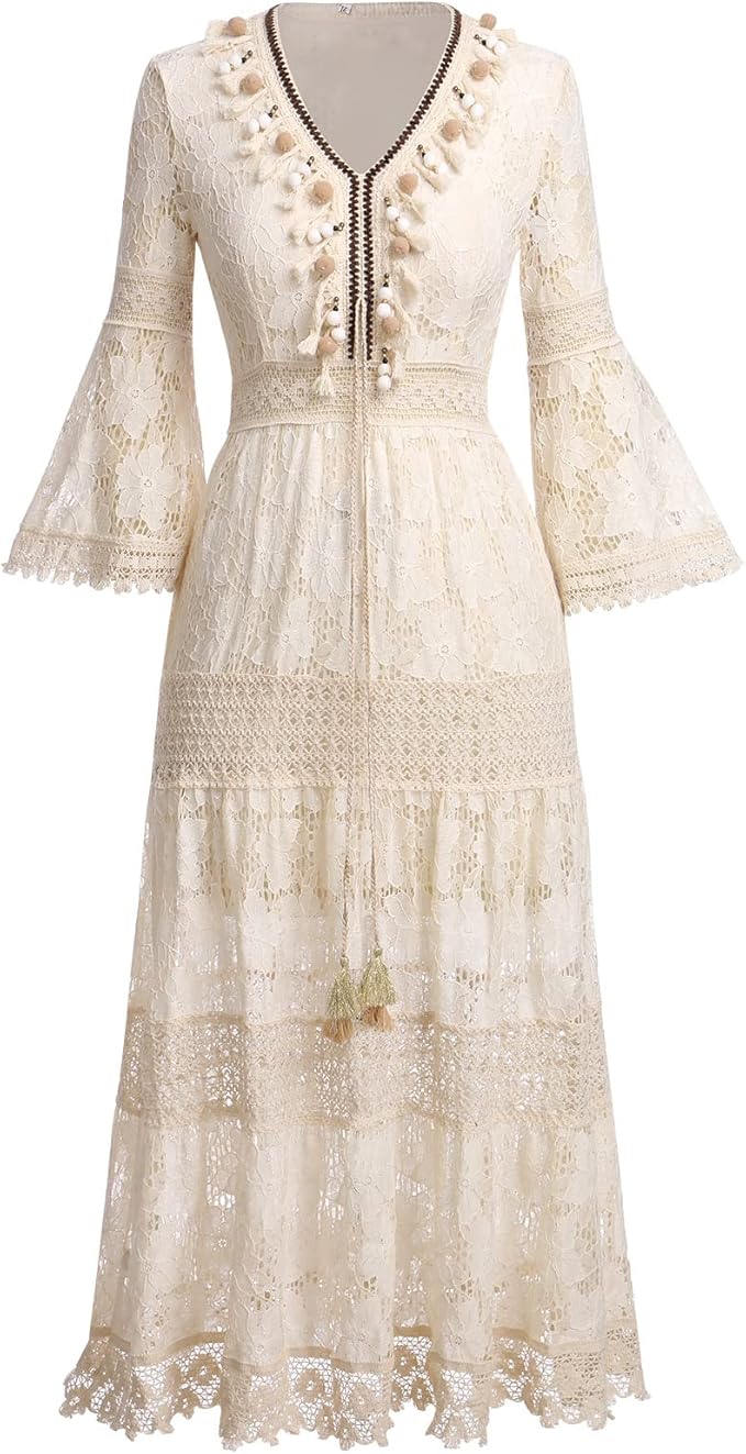 Amélie & Rose™ | Amary Boho Lace Dress