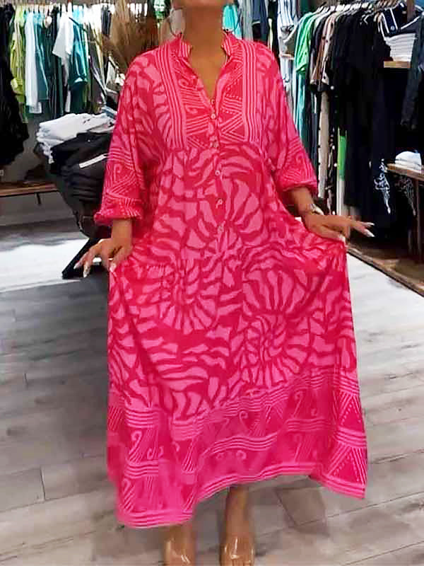 Amélie & Rose™ | Carmilla Vibrant Printed Dress