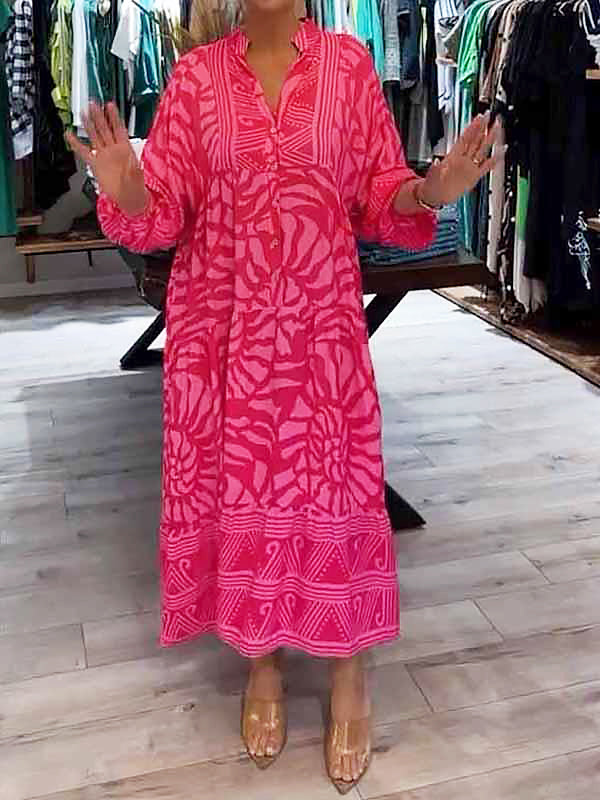 Amélie & Rose™ | Carmilla Vibrant Printed Dress