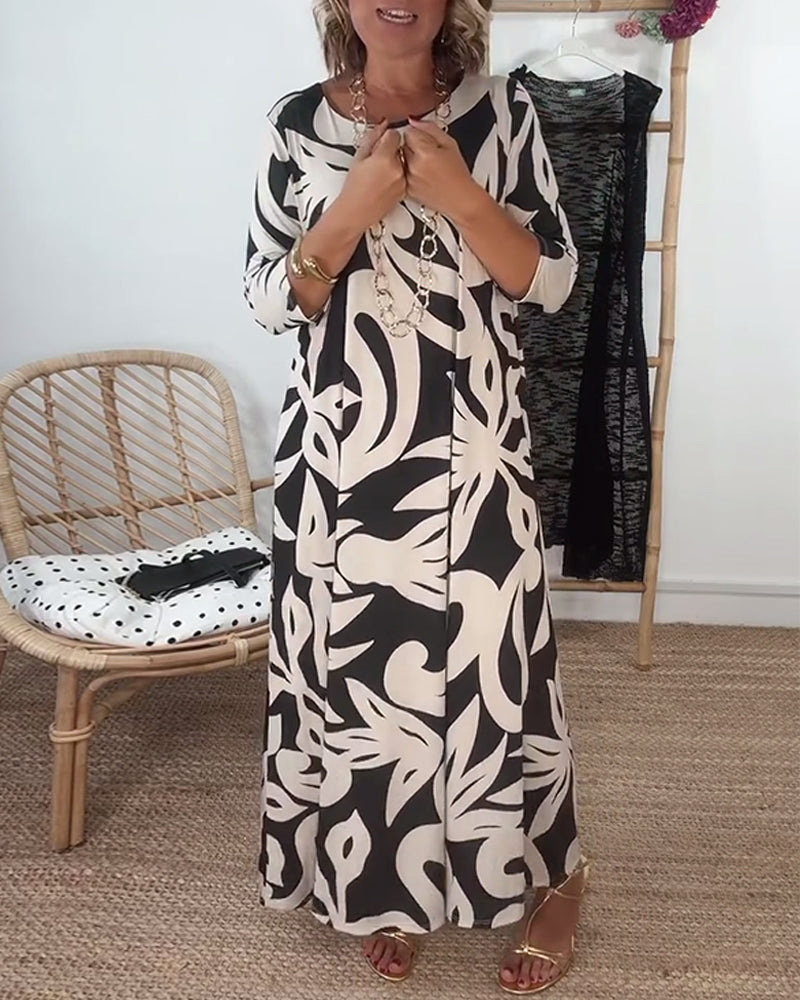 Amélie & Rose™ | Ysabel Abstract Muse Dress