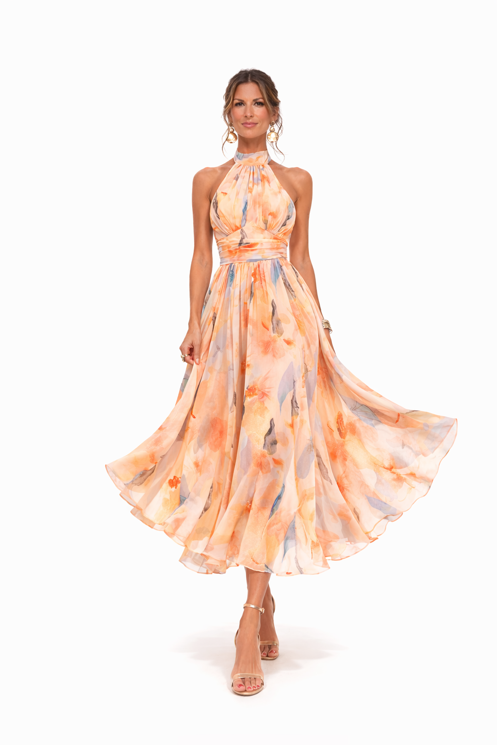 Amélie & Rose | The Esther Halter Neck Dress
