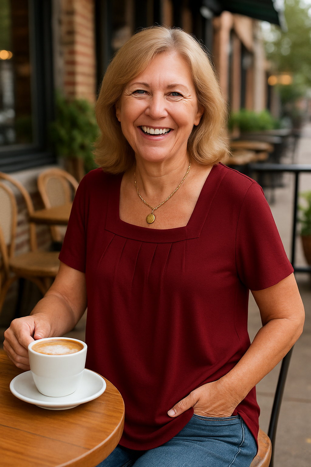 Amélie & Rose | Grace Pleated Comfort Top