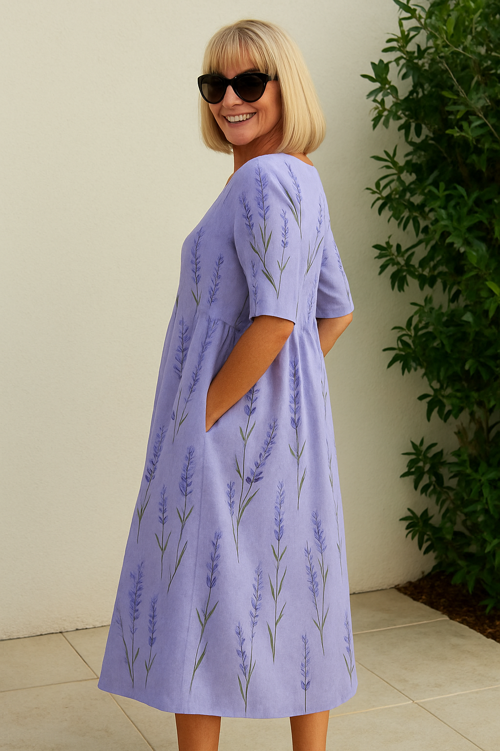 Amélie & Rose | Relaxed Midi Dress - Effortless Elegance, Everyday Comfort