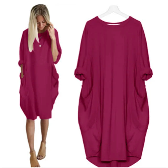 Amélie & Rose™ | Miranda Comfortable Tummy Covering Dress
