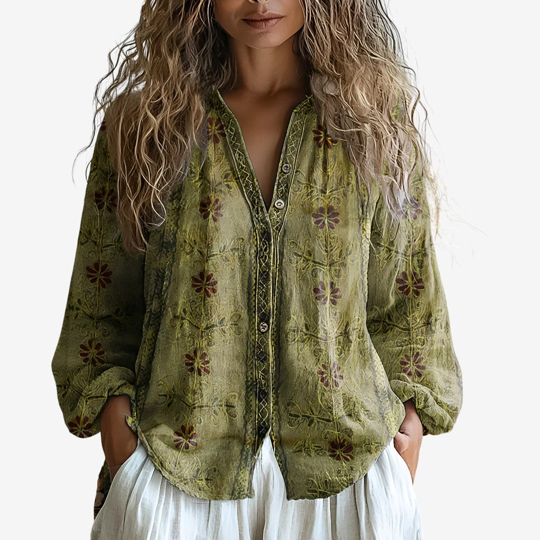 Amélie & Rose | The Aria Botanical Blouse