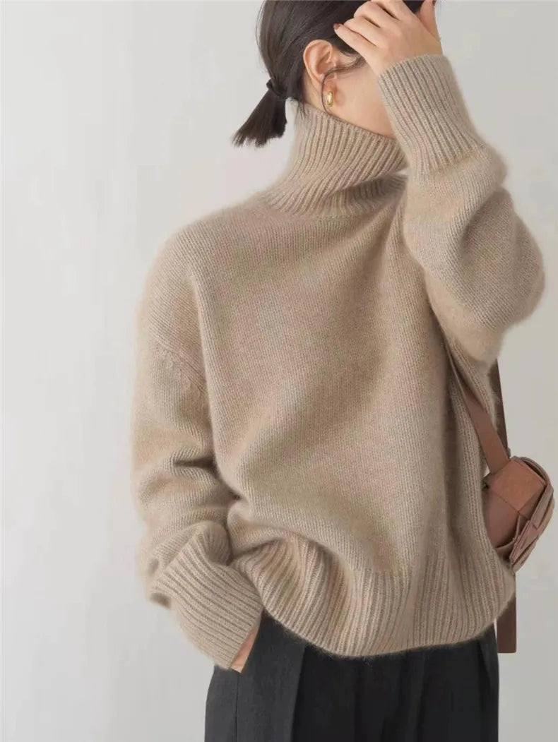 Amélie & Rose™ | Amelia - Cashmere Turtleneck Sweater