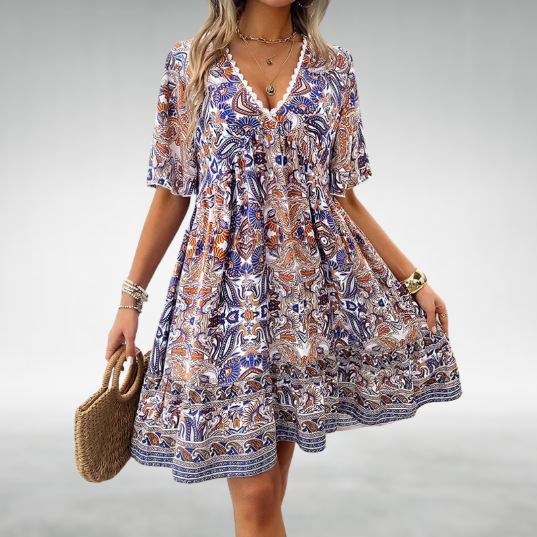 Amélie & Rose™ | Quinley Boho Swing Dress