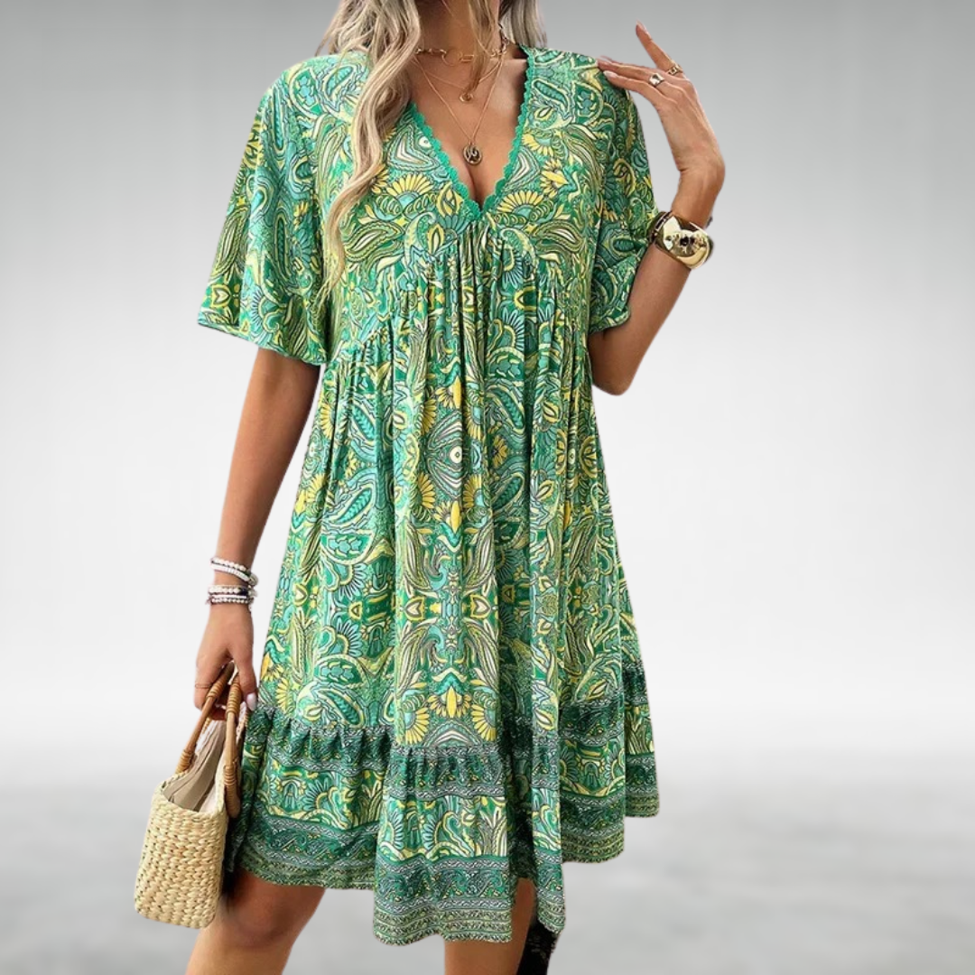 Amélie & Rose™ | Quinley Boho Swing Dress