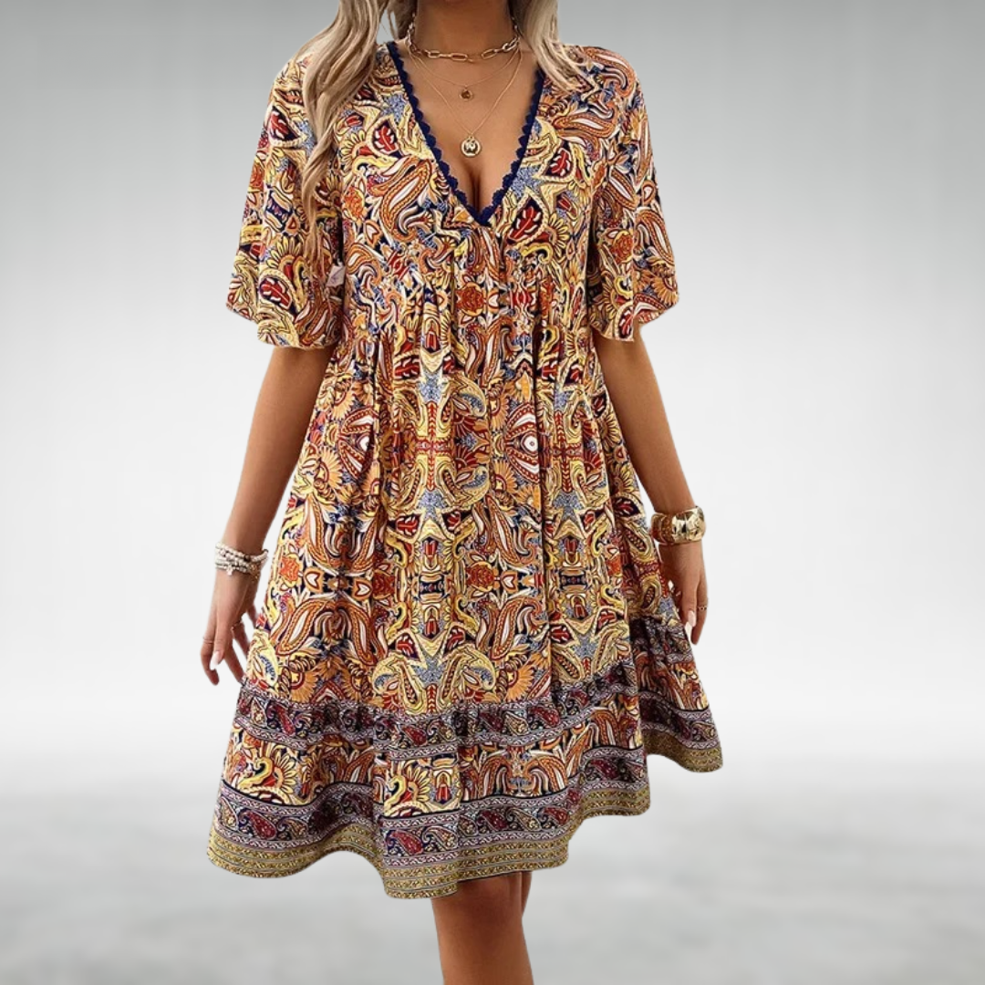 Amélie & Rose™ | Quinley Boho Swing Dress