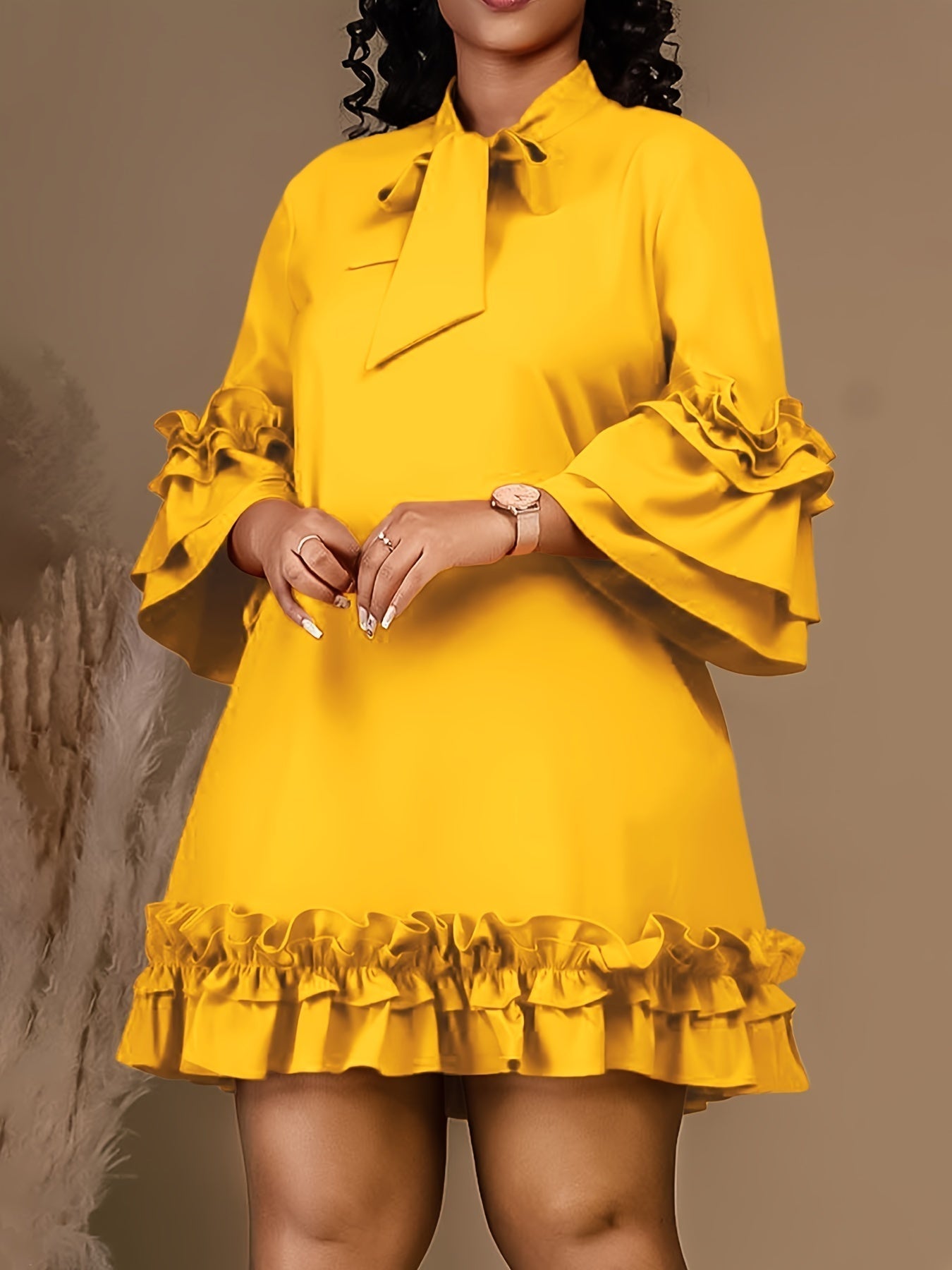 Amélie & Rose™ | Fritzi Bold Ruffled Dress