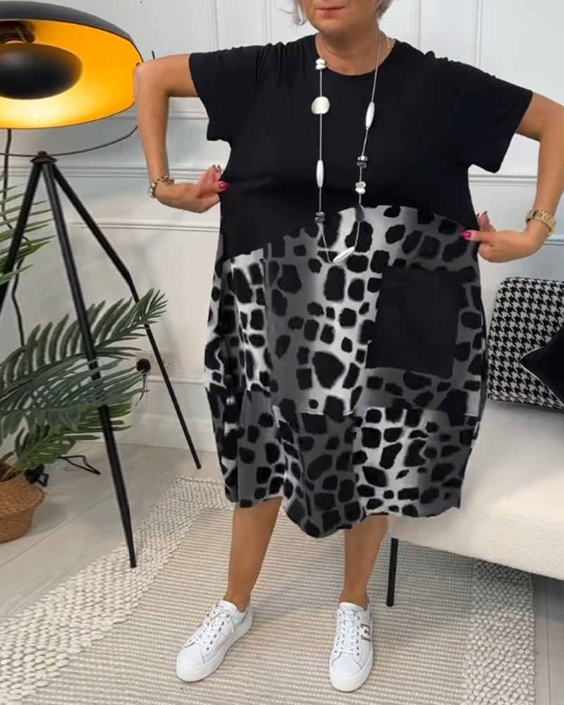 Amélie & Rose™ | Sherlene Leopard Print Dress