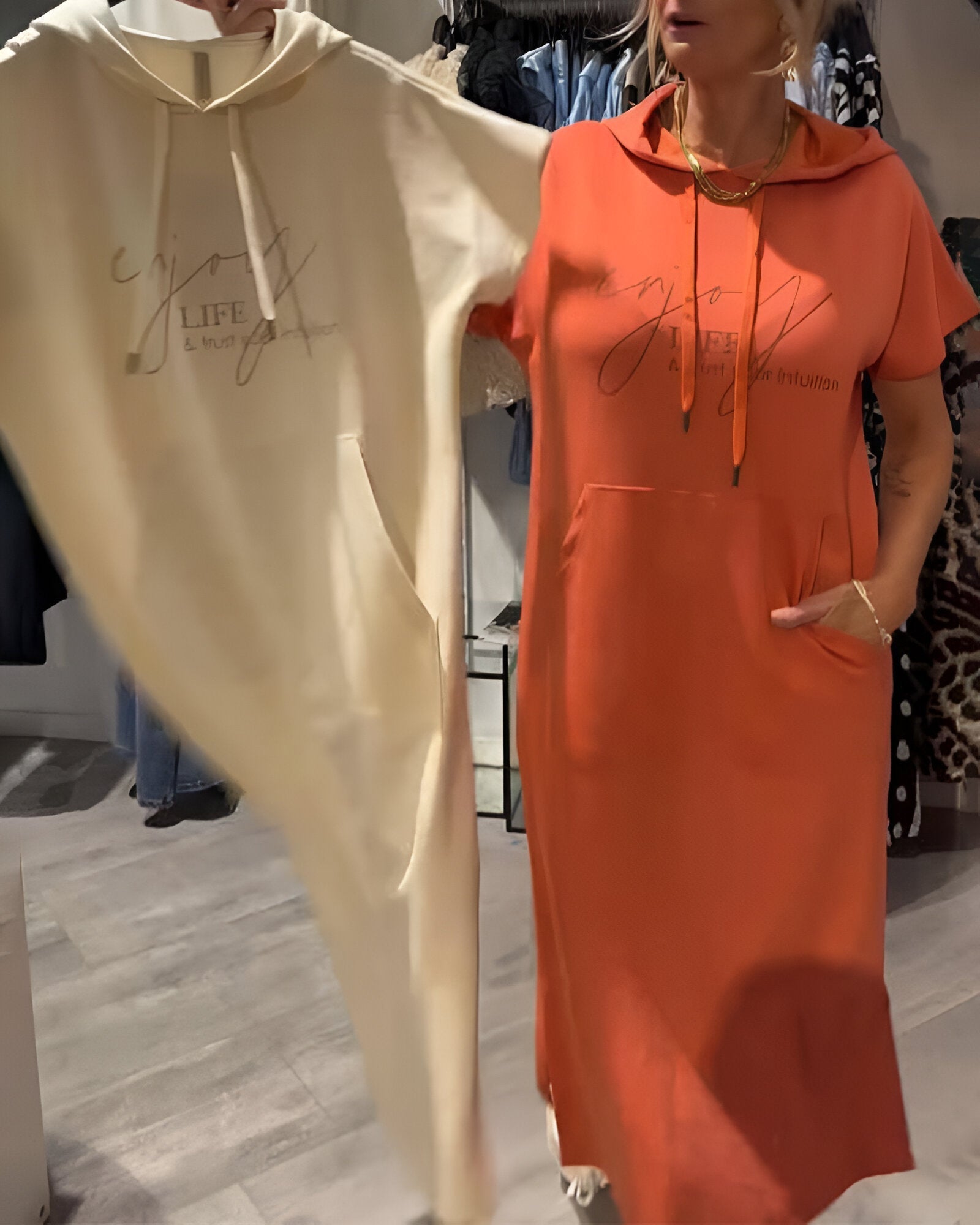 Amélie & Rose™ | Bridget Casual Hoodie Dress