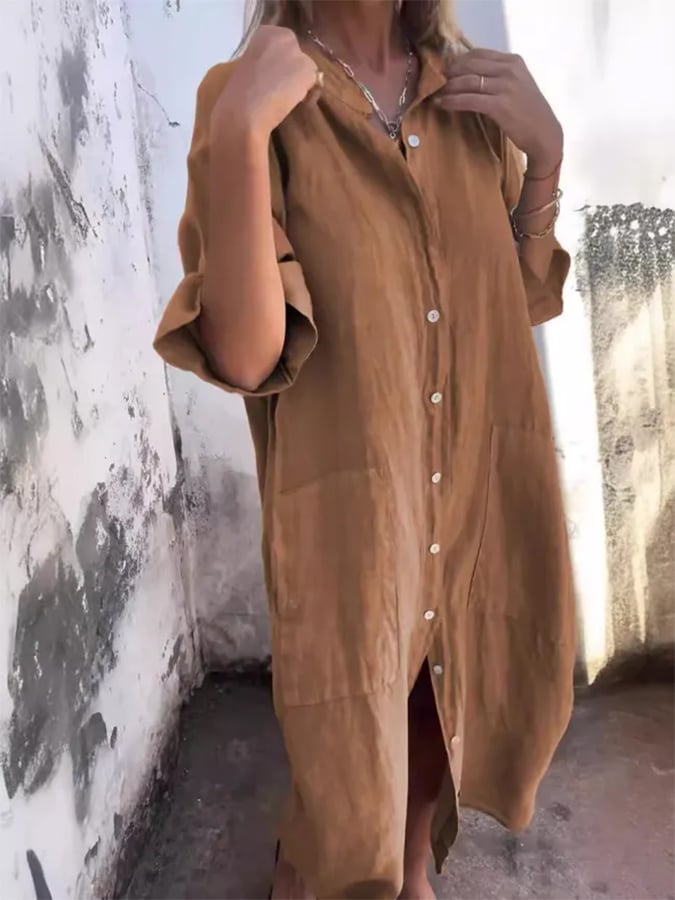 Amélie & Rose™ | Paige Buttoned Breeze Dress