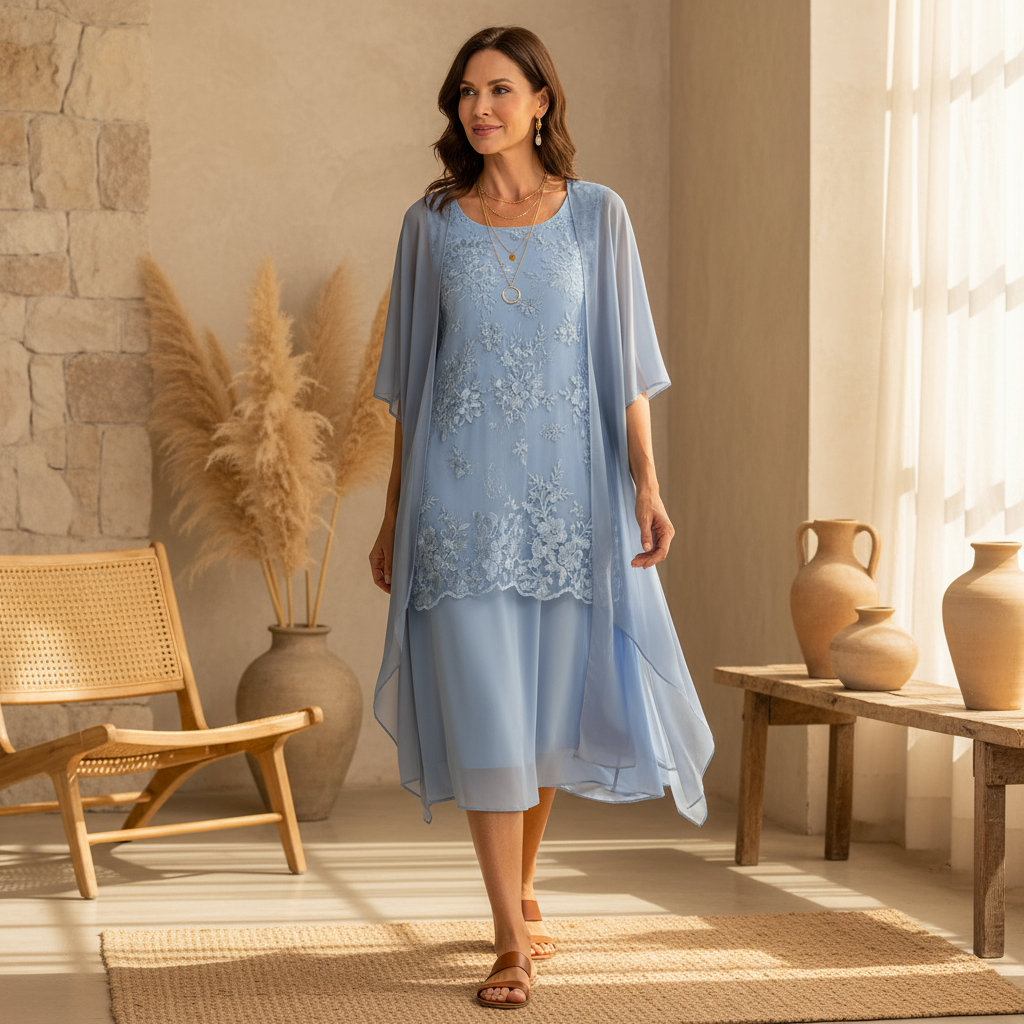 Amélie & Rose™ | Silvia Layered Style Dress