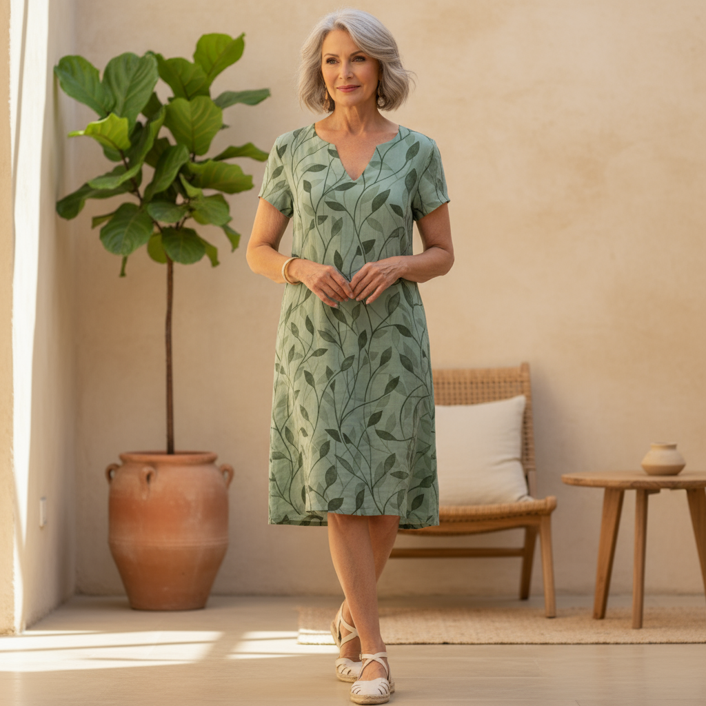 Amélie & Rose™ | Caity Casual Printed Dress