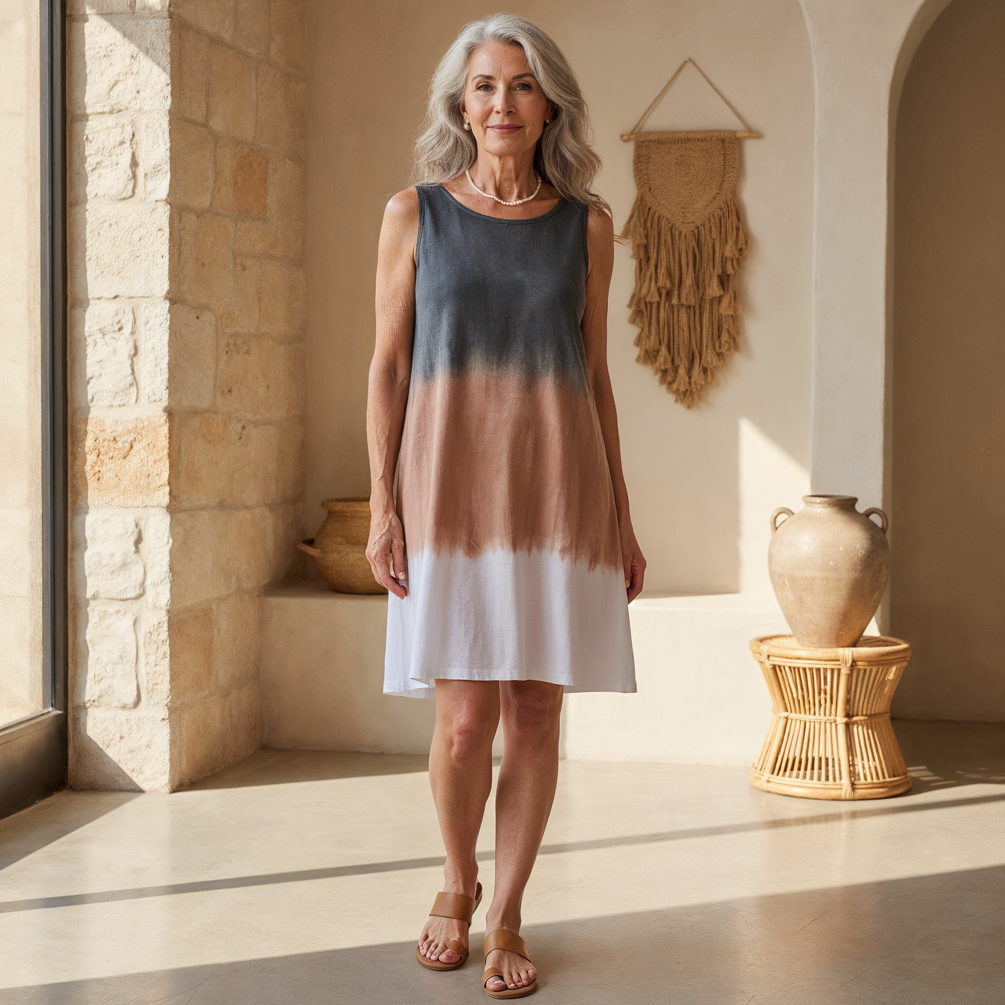 Amélie & Rose™ | Vionette Casual Gradient Dress