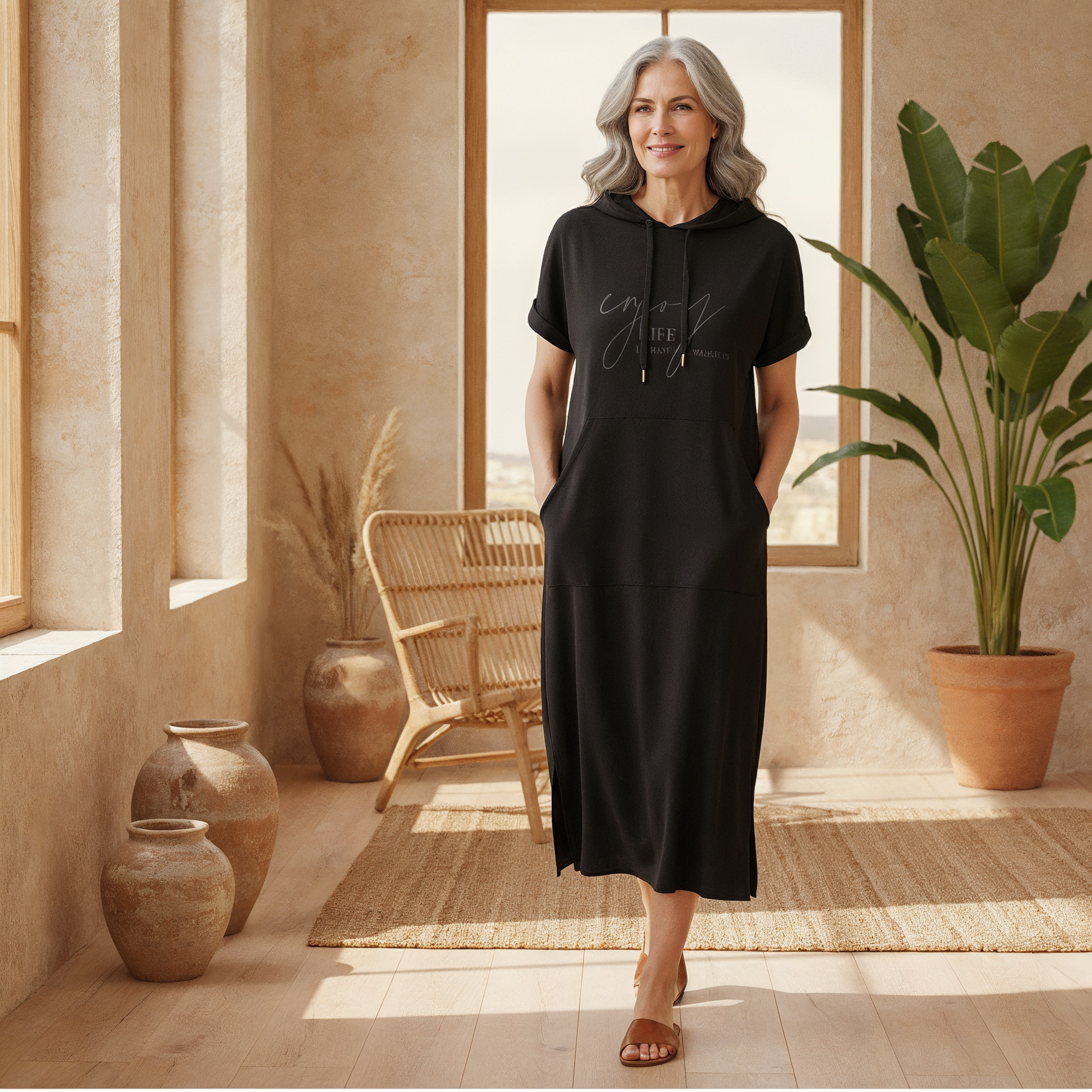 Amélie & Rose™ | Bridget Casual Hoodie Dress