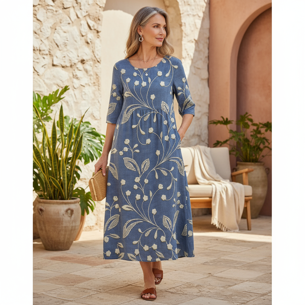 Amélie & Rose™ | Kharen Floral Midi Dress