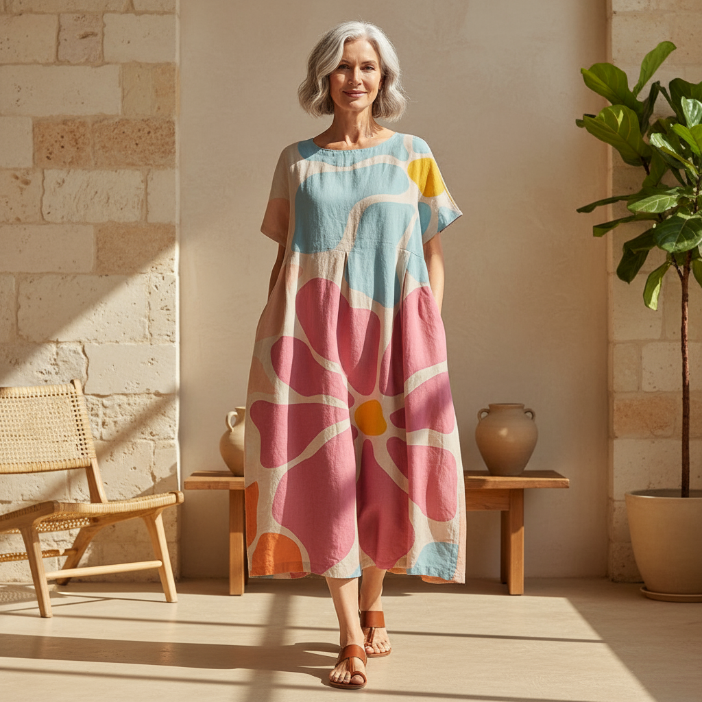 Amélie & Rose™ | Floria Vibrant Floral Dress