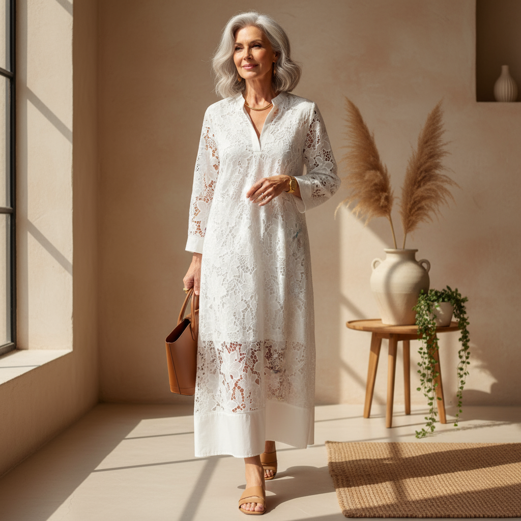 Amélie & Rose™ | Nerisse Comfy Lace Dress