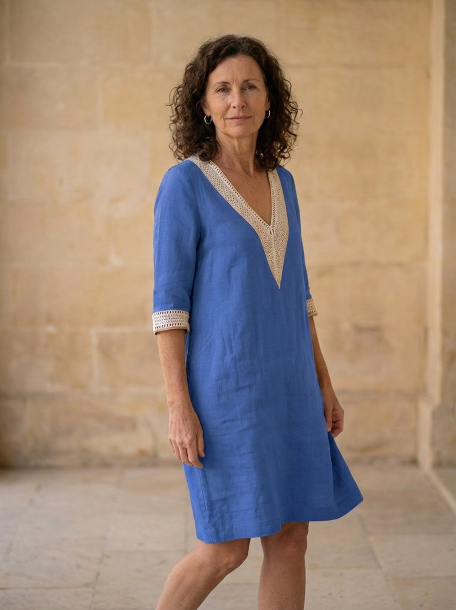 Amélie & Rose | Women’s Stylish Linen Summer Dress