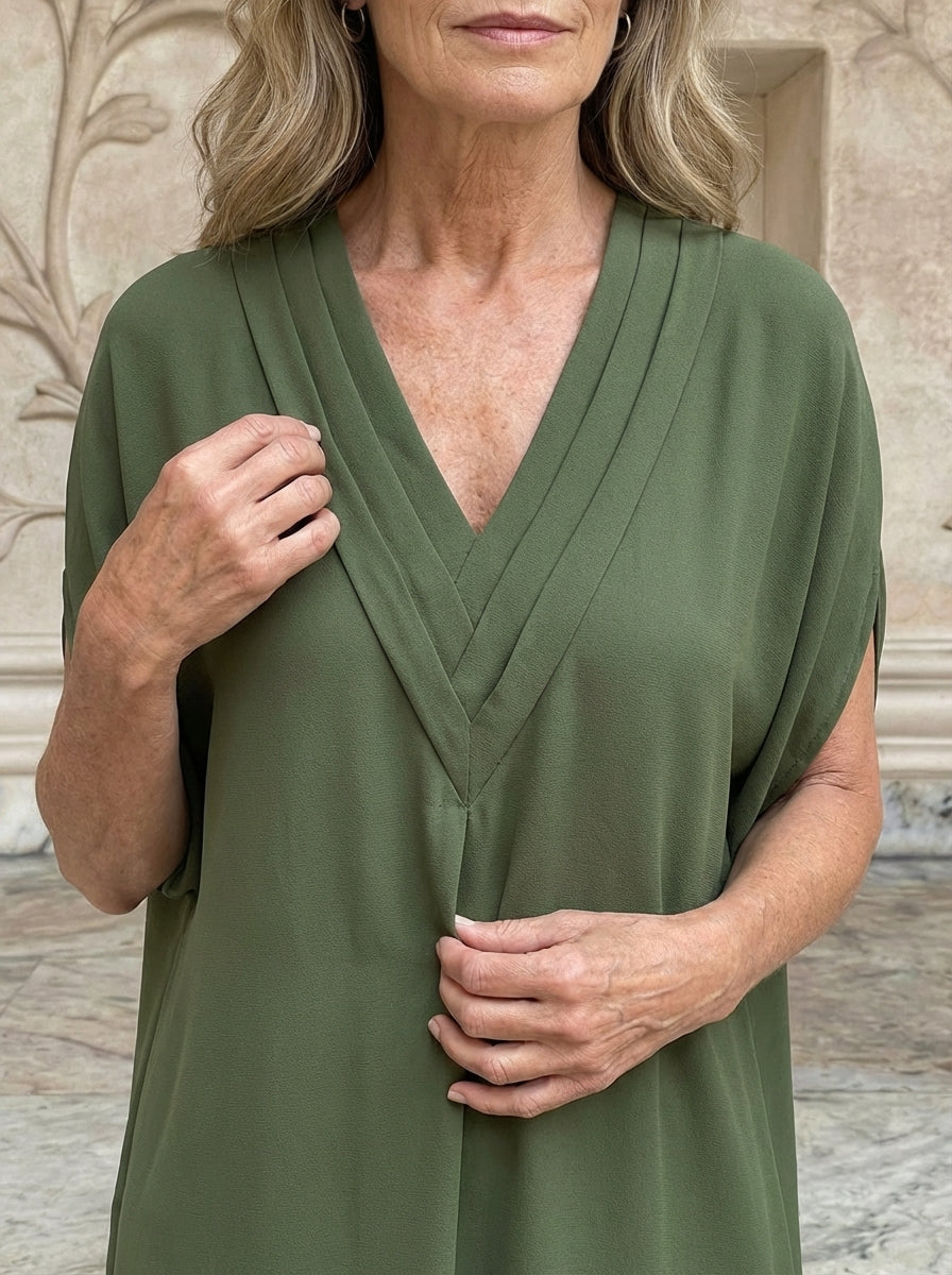 Amélie & Rose | Elegant Tummy Covering Dress