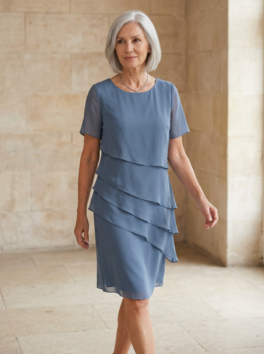 Amélie & Rose | Layered Midi Dress