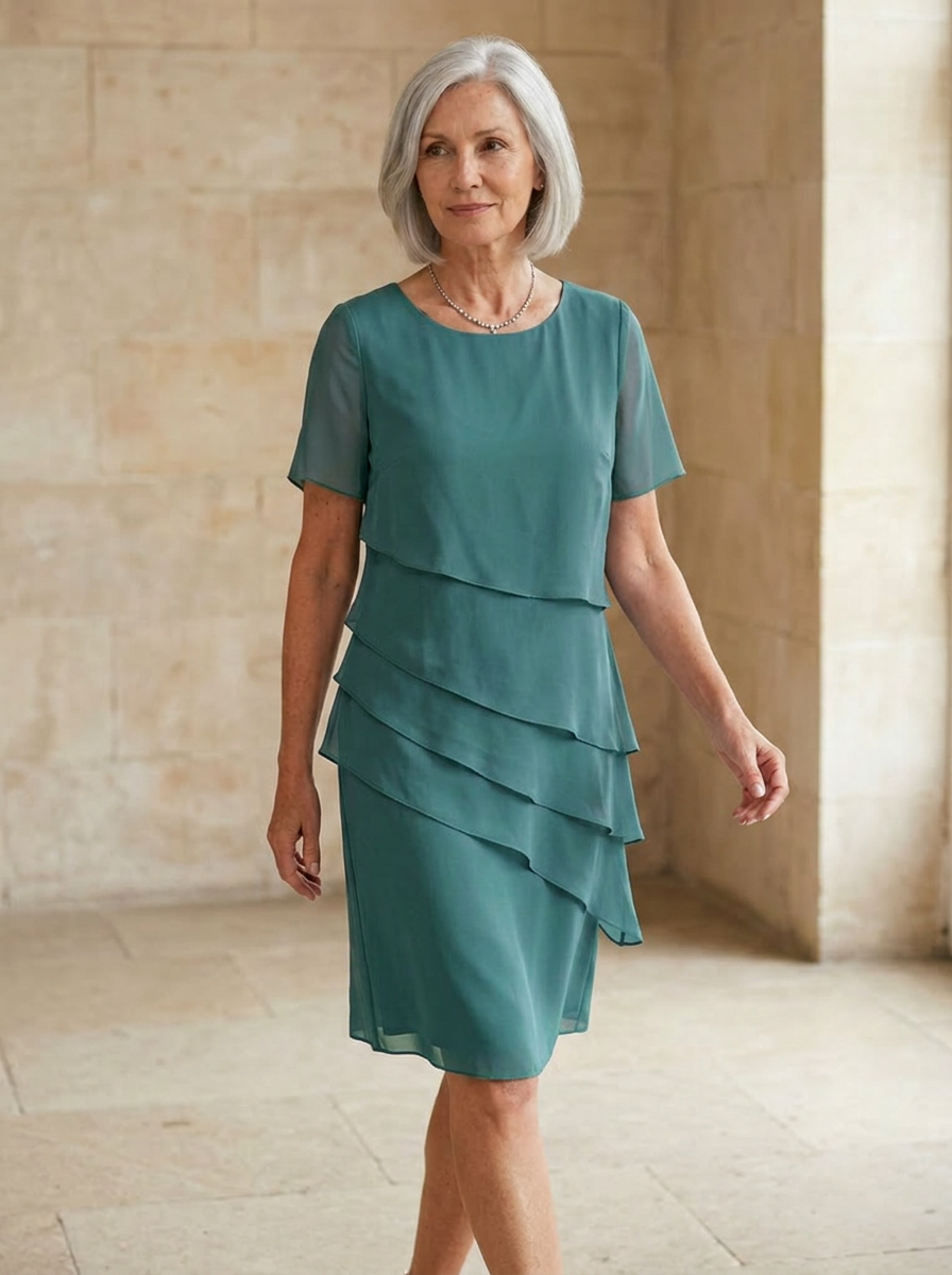 Amélie & Rose | Layered Midi Dress