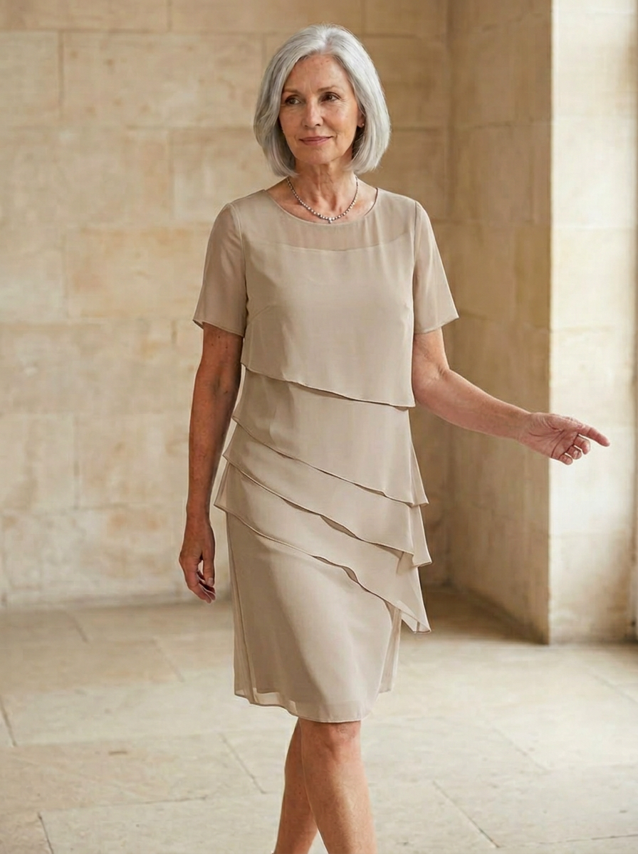 Amélie & Rose | Layered Midi Dress