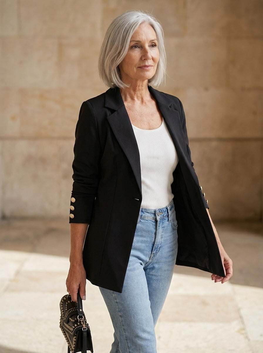 Amélie & Rose | Emma Open Front Blazer